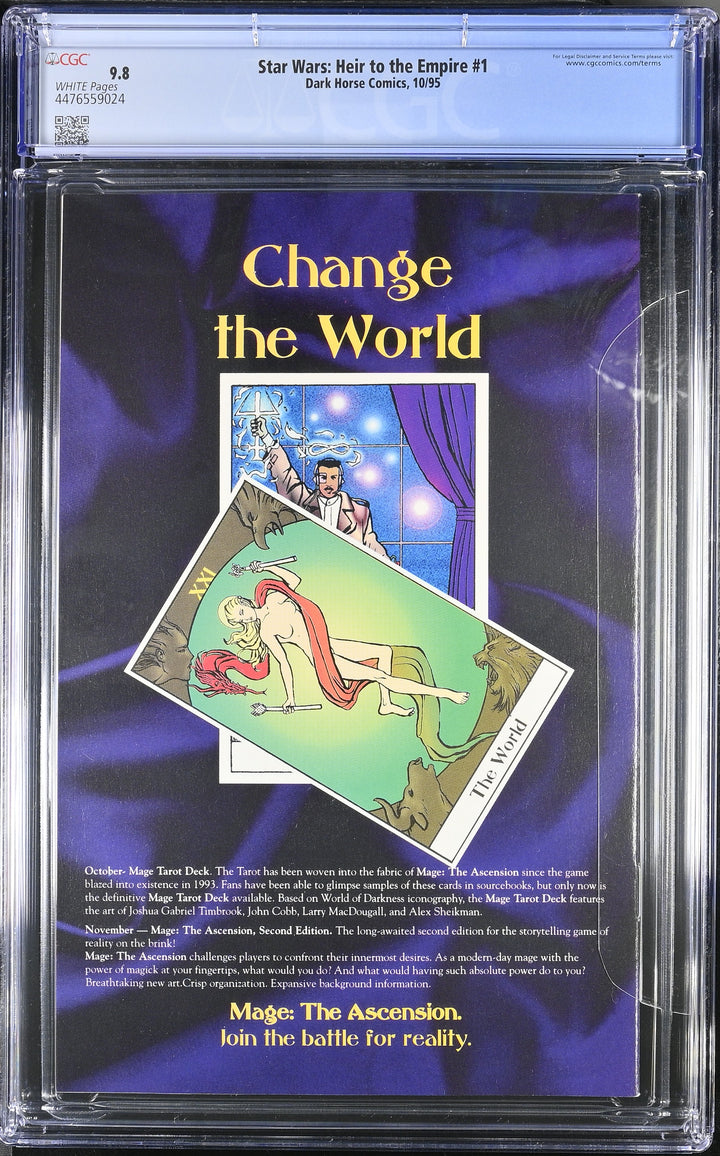 Star Wars: Heir to the Empire #1 CGC 9.8