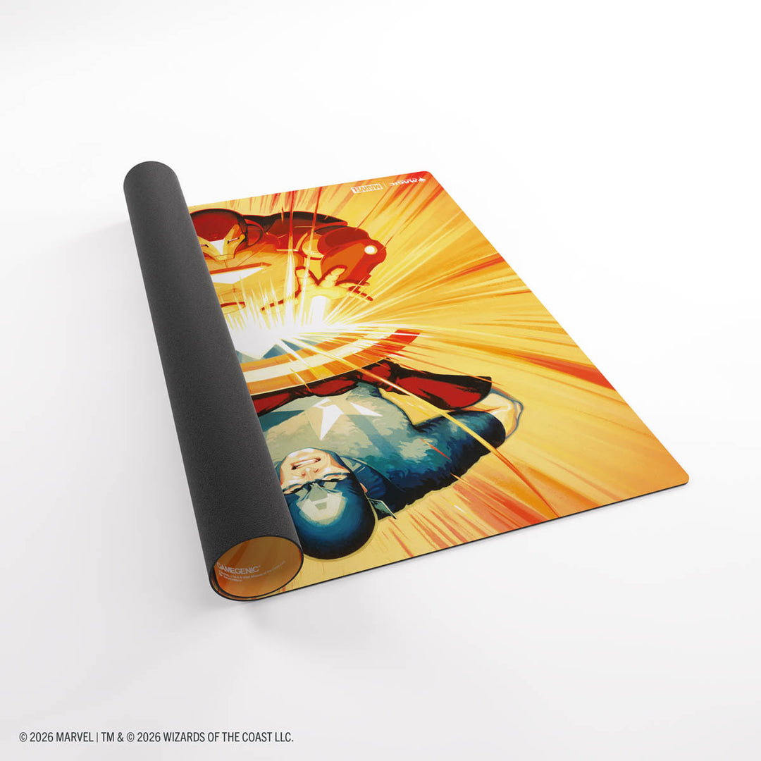 Magic the Gathering: Marvel Super Heroes 2-Player Prime Playmat - Iron Man/Captain America