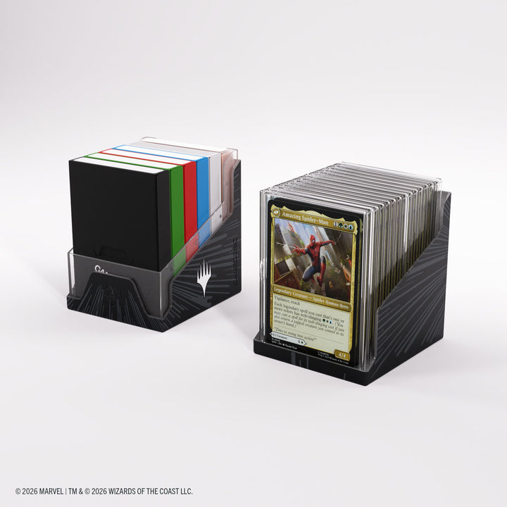 Magic: The Gathering: Marvel Super Heroes: Bastion 100+ XL Deck Box - Comic Burst Black