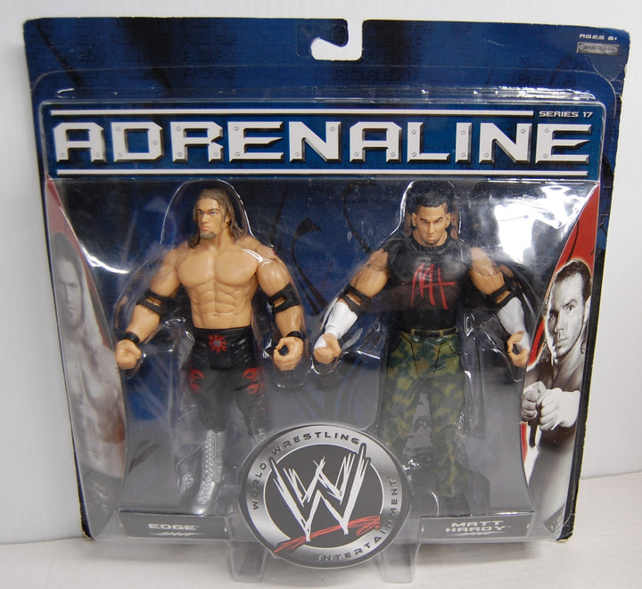 WWE Adrenaline Series 17 - Edge & Matt Hardy 2-Pack Figures 2016 Jakks