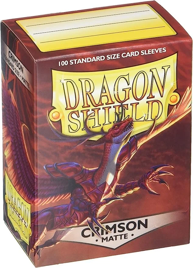 Dragon Shield Card Sleeves - Standard Matte: Crimson (100 Ct)