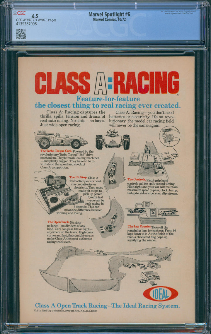 Marvel Spotlight #6 CGC 6.5