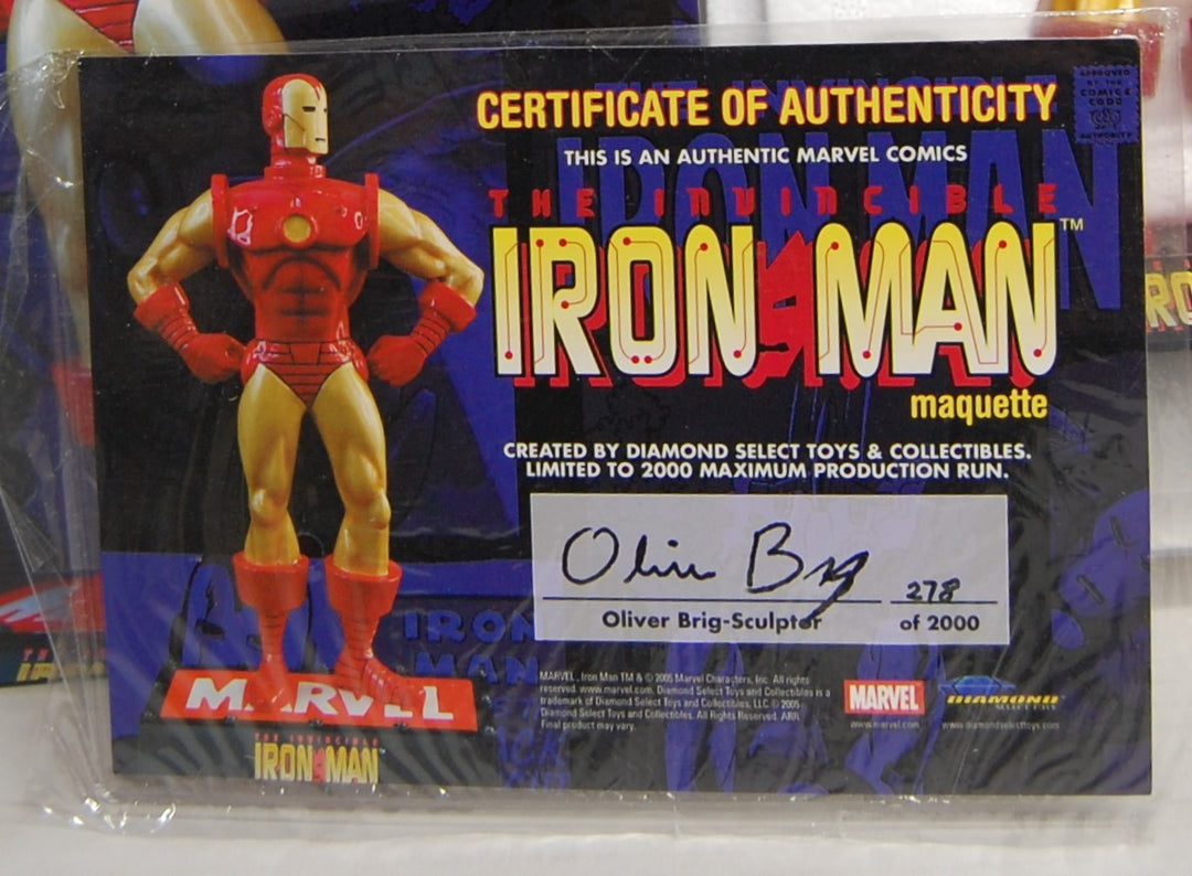 Marvel The Invincible Iron Man Maquette Statue #278/2000 Diamond Select 2005