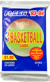 1993-94 Fleer Basketball Series 1 Jumbo Pack