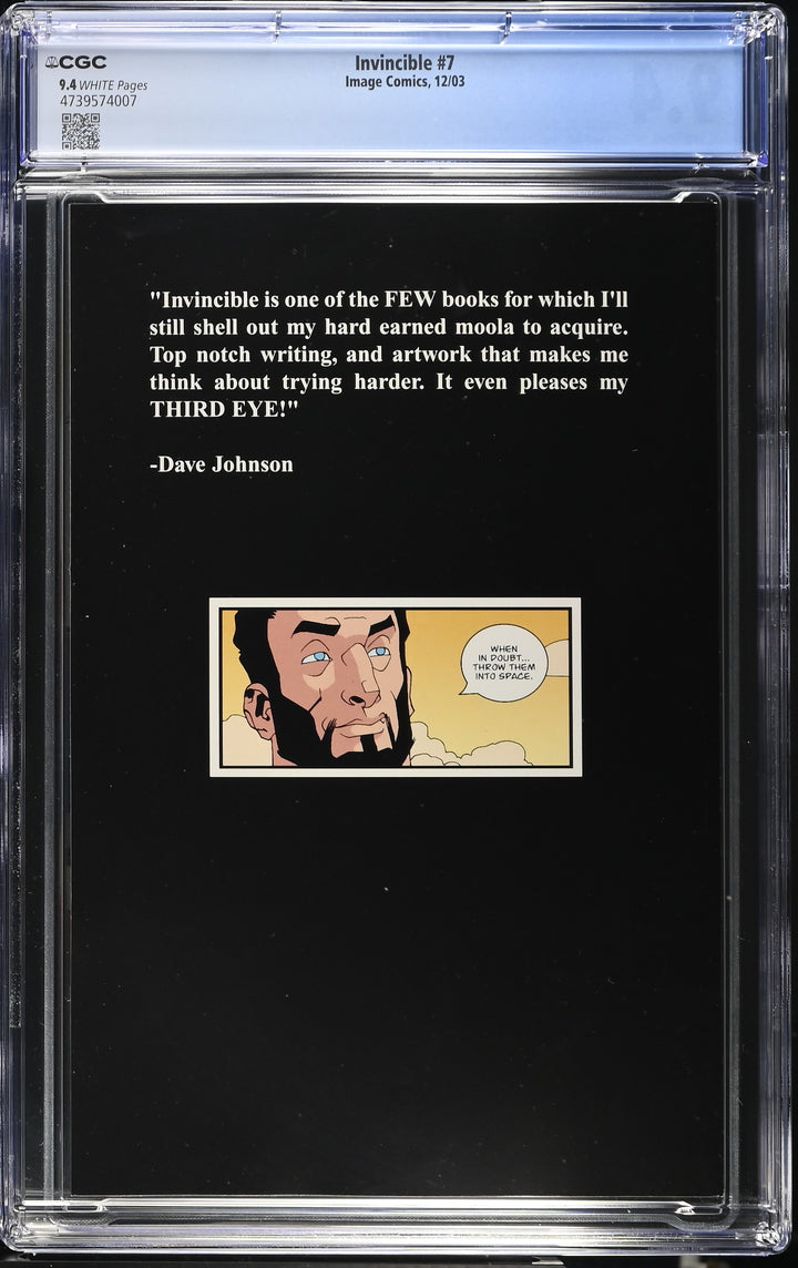Invincible #7 CGC 9.4