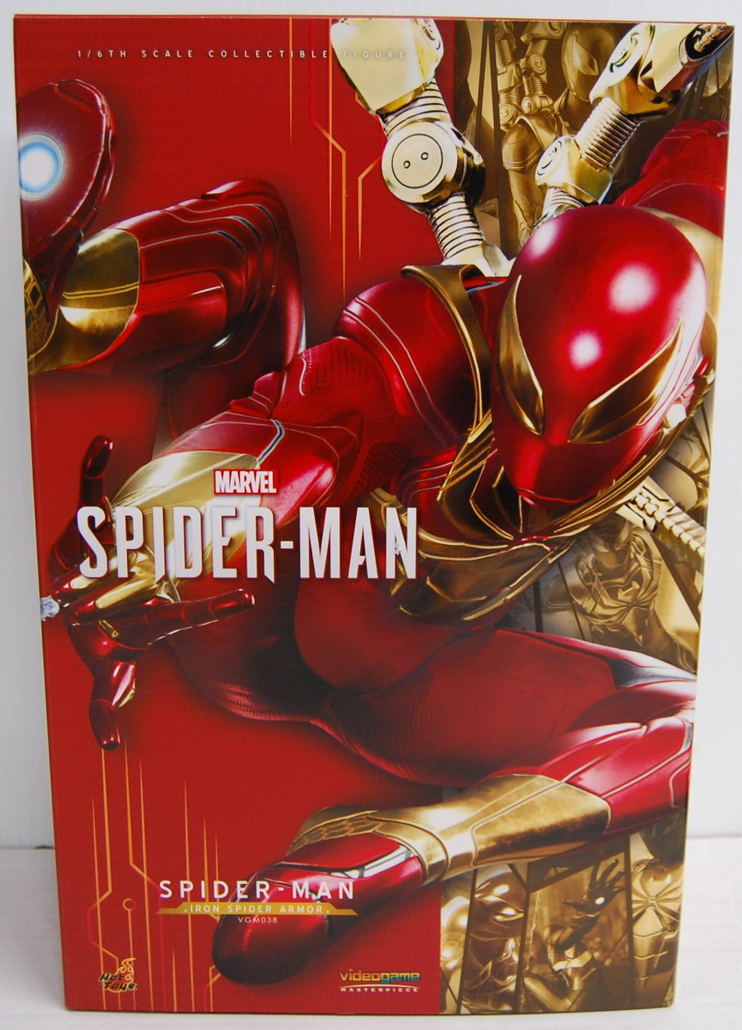 Hot Toys VGM038 Spider-Man Iron Spider Armor 1/6th Scale Figure (Open Box)