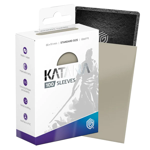 Ultimate Guard: Katana Standard Card Sleeves - Autumn Moon (Taupe) (100 Ct)