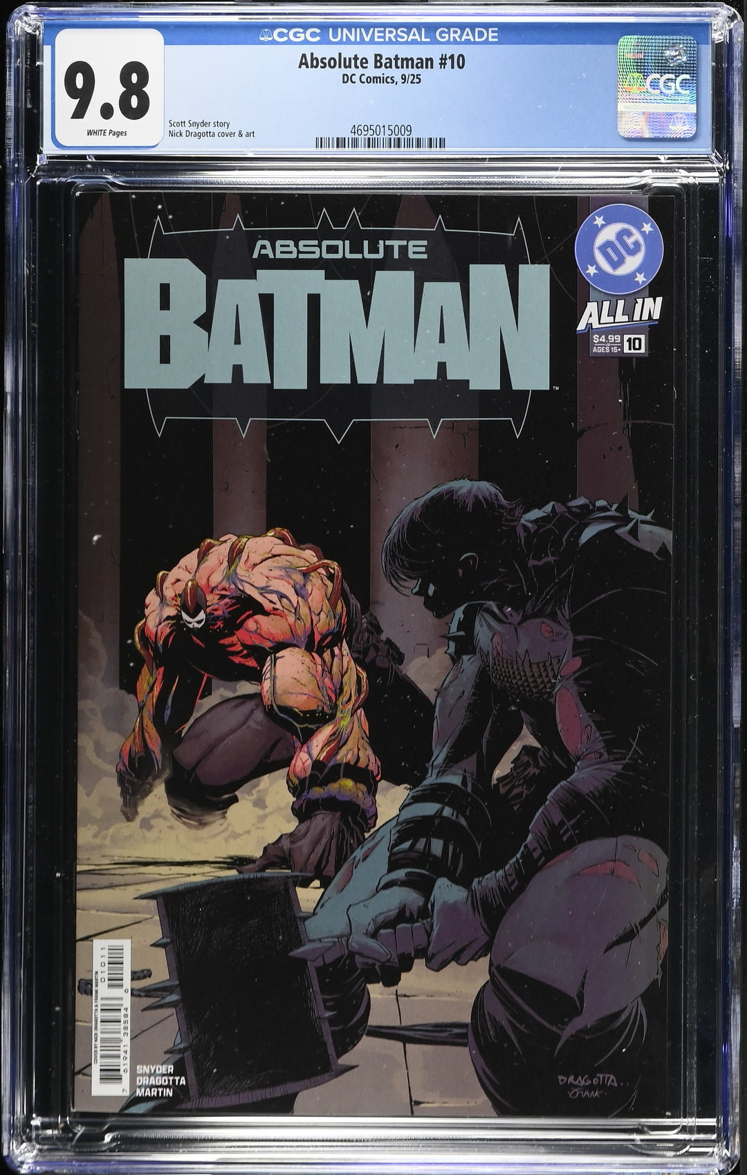 Absolute Batman #10 CGC 9.8