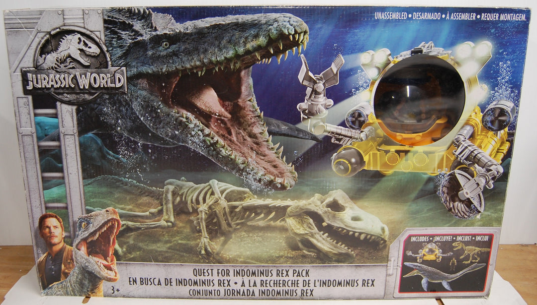 Jurassic World- Quest for Indominus Rex Pack NRFB