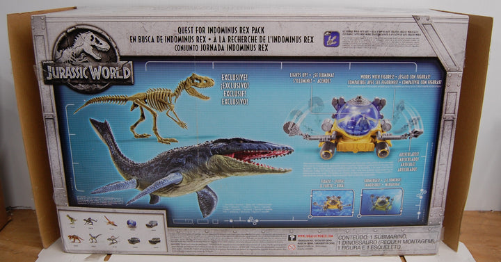 Jurassic World- Quest for Indominus Rex Pack NRFB