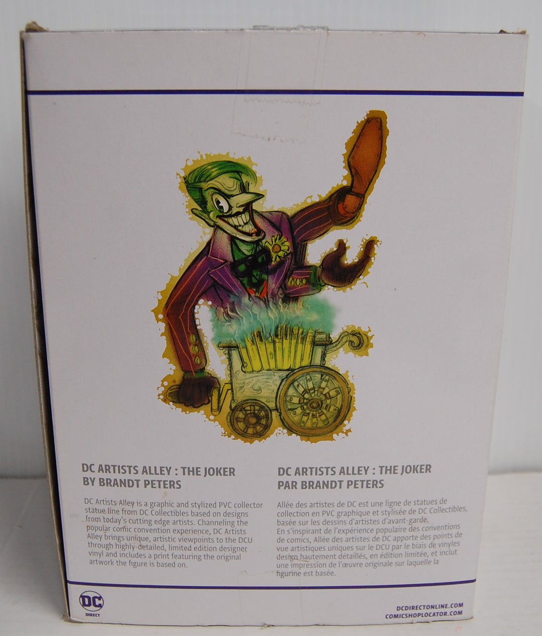 DC Direct Artists Alley - Joker by Brandt Peters Collectible # 1024/5000