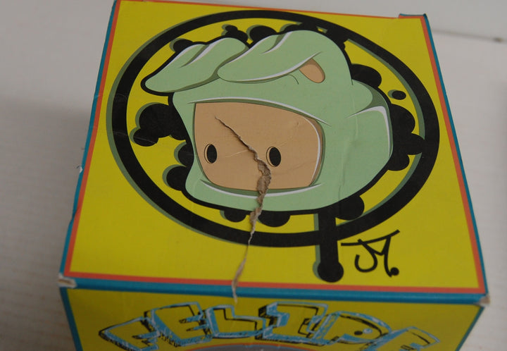 Juan Muniz x 3DRetro (Blue) Smile Felipe Vinyl Figure 2016 (Damaged Box) Used