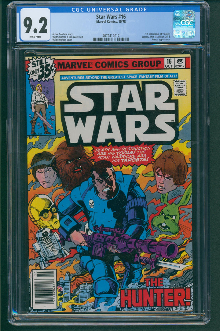 Star Wars #16 CGC 9.2