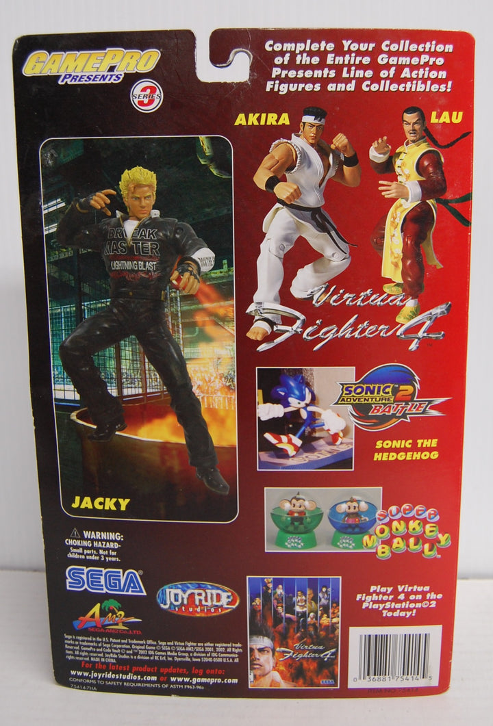 Sega Virtua Fighter 4 - Jacky Figure 2002 GamePro Series 3