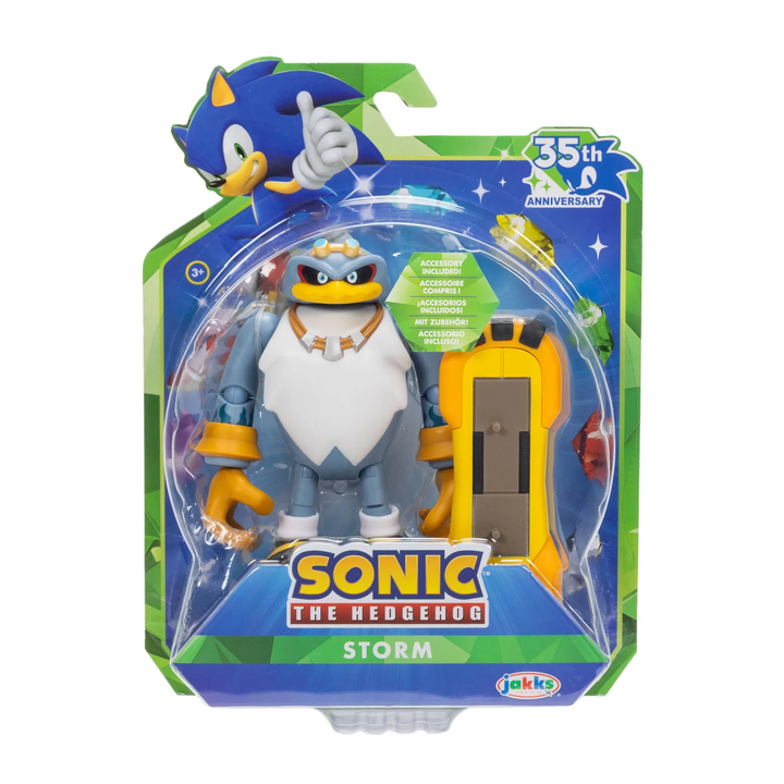 Sonic the Hedgehog Wave 25 4in Storm with Type-S Board