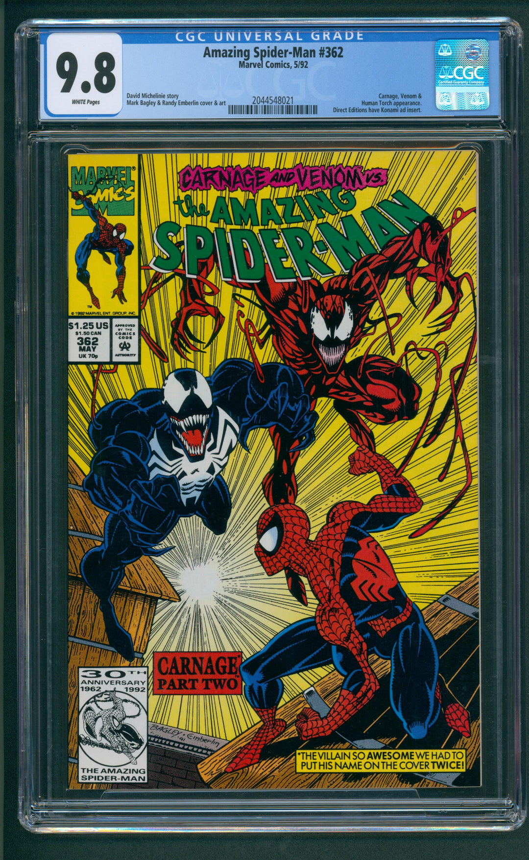 Amazing Spider-Man #362 CGC 9.8