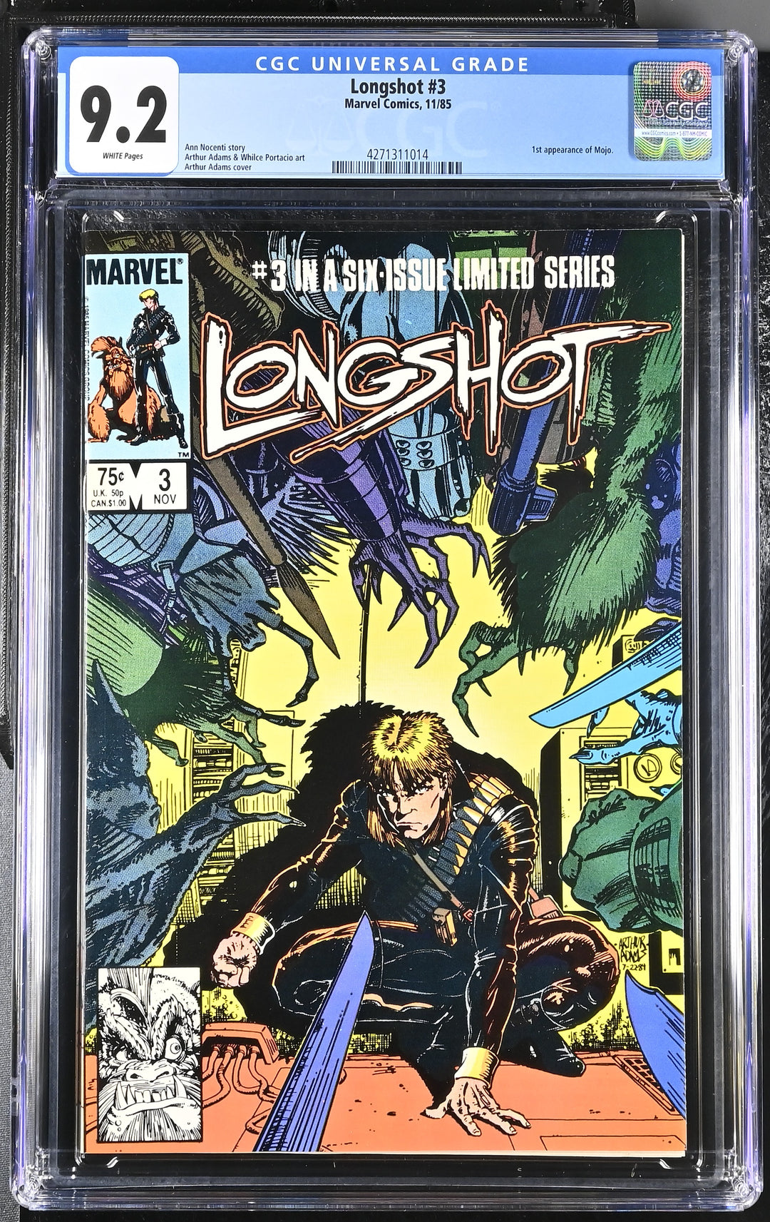 Longshot #3 CGC 9.2
