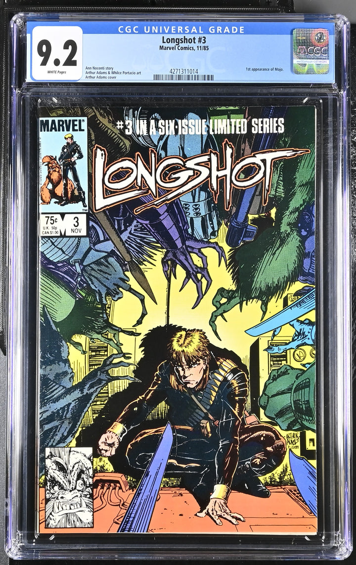 Longshot #3 CGC 9.2