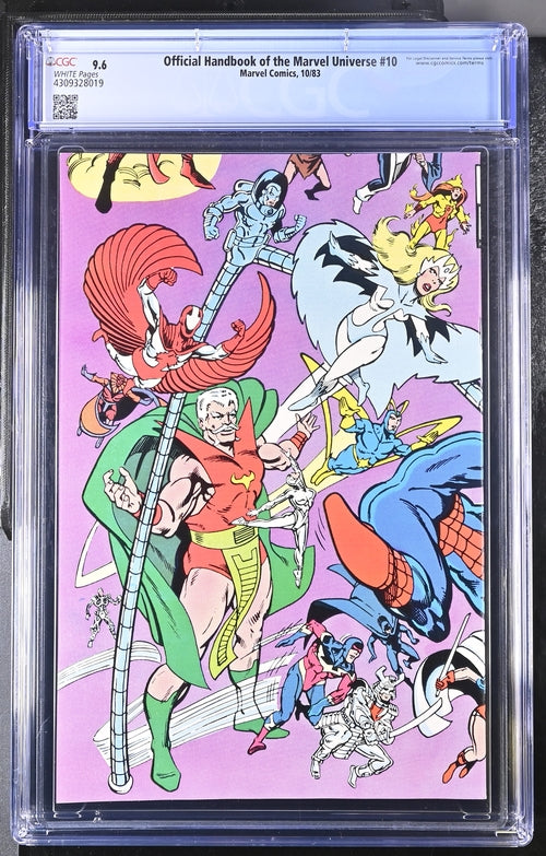 Official Handbook of the Marvel Universe #10 CGC 9.6