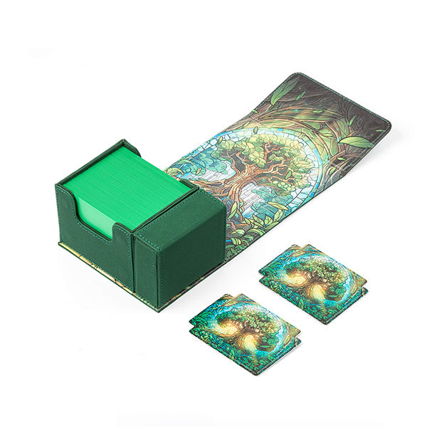 Arcane Fortress: Deck Vault: Radiant 100+ Deluxe - Stained Glass - Mythical Forest