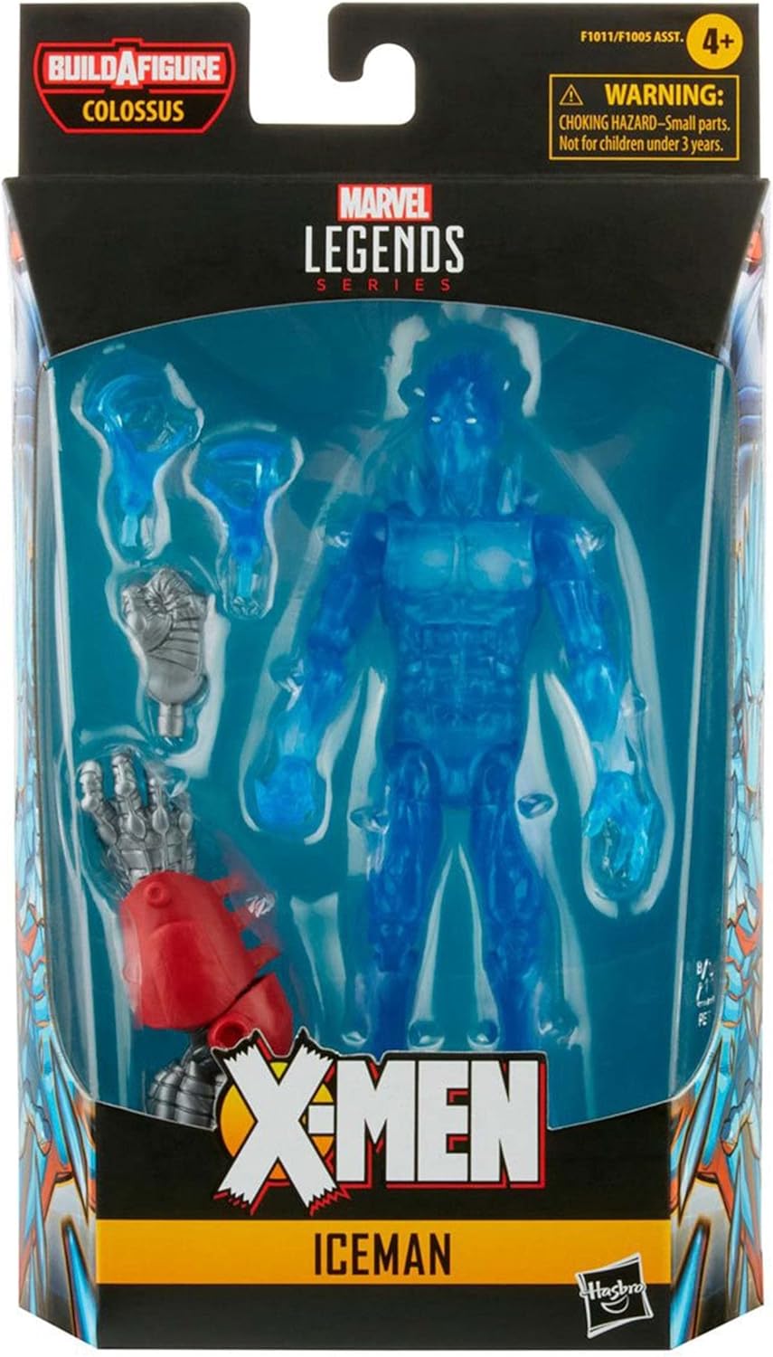 Marvel Legends Iceman Action Figure w Colussus BAF Right Arm