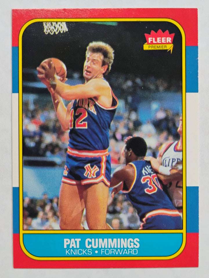 1986-87 Fleer Basketball Pat Cummings #19