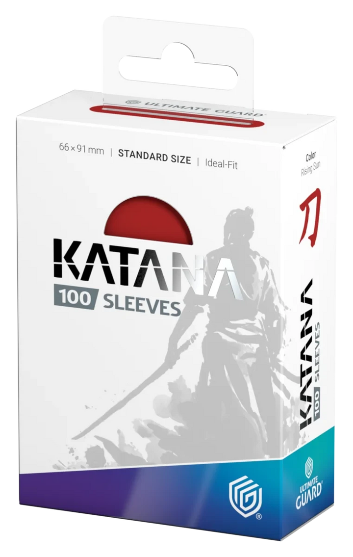 Ultimate Guard Katana Standard Card Sleeves - Rising Sun (Red) (100 Ct)