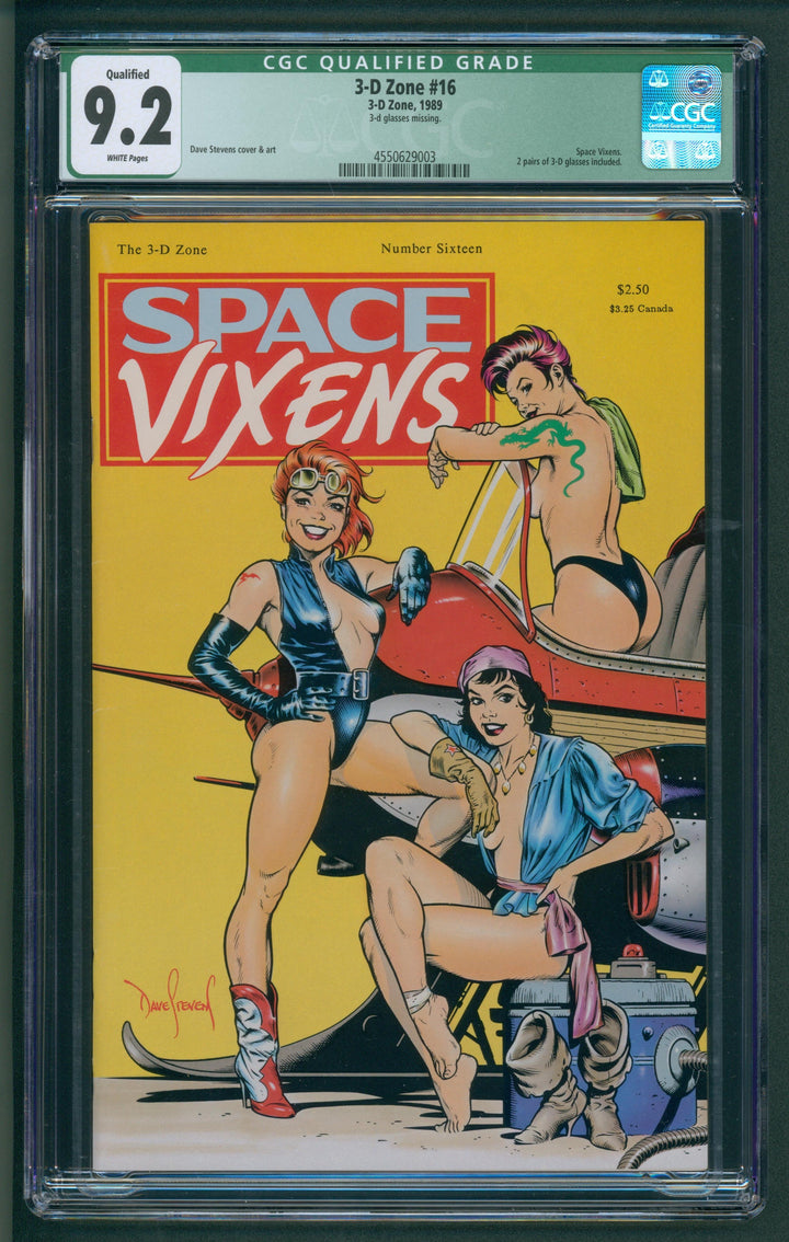 3-D Zone #16 CGC 9.2 Qualified Grade