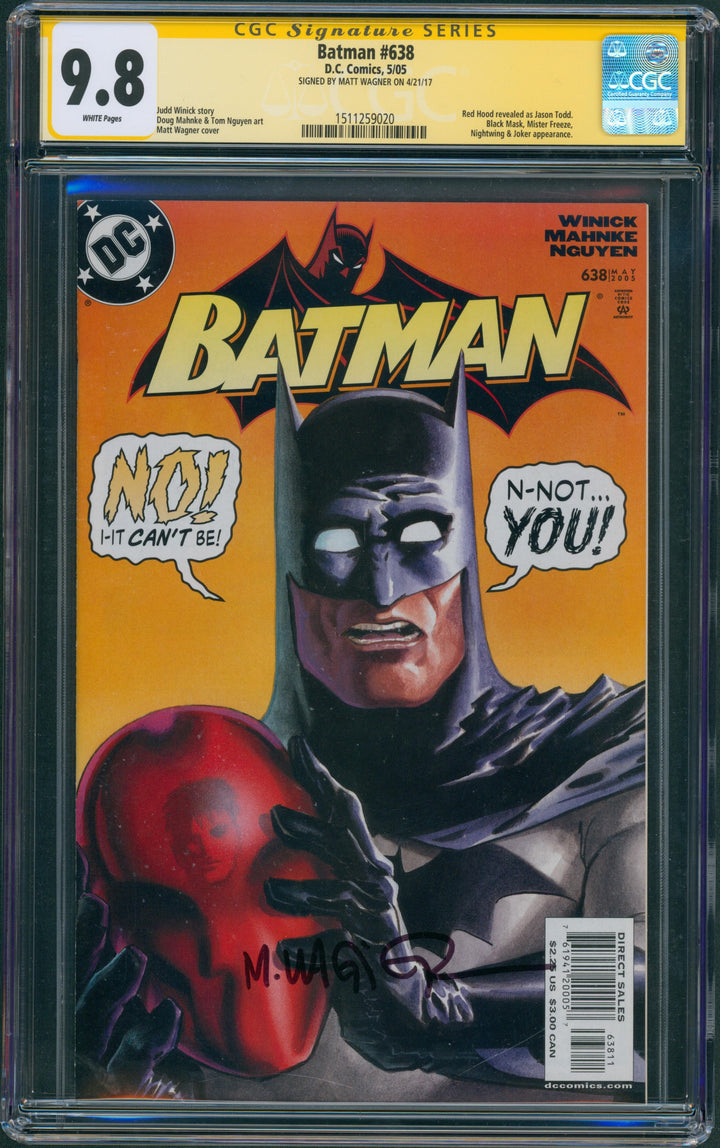 Batman #638 CGC Signature Series 9.8