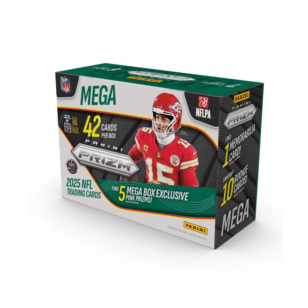 2025 Panini Prizm Football Mega Box Pink Prizm