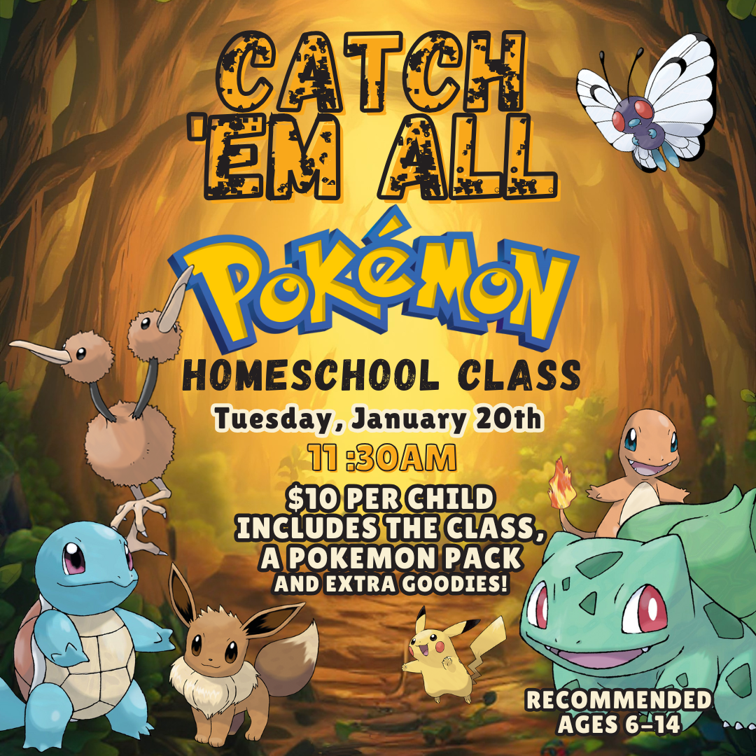 Homeschool - Pack and Learn to Play [11:30 AM, Tuesday, January 20th]