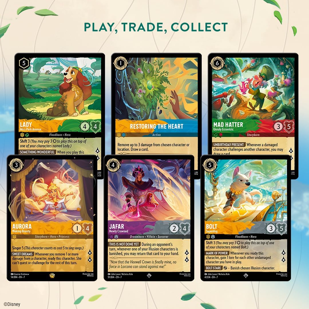 Disney Lorcana TCG: Archazia’s Island - Starter Deck: Amethyst/Steel (Iago & Jafar)
