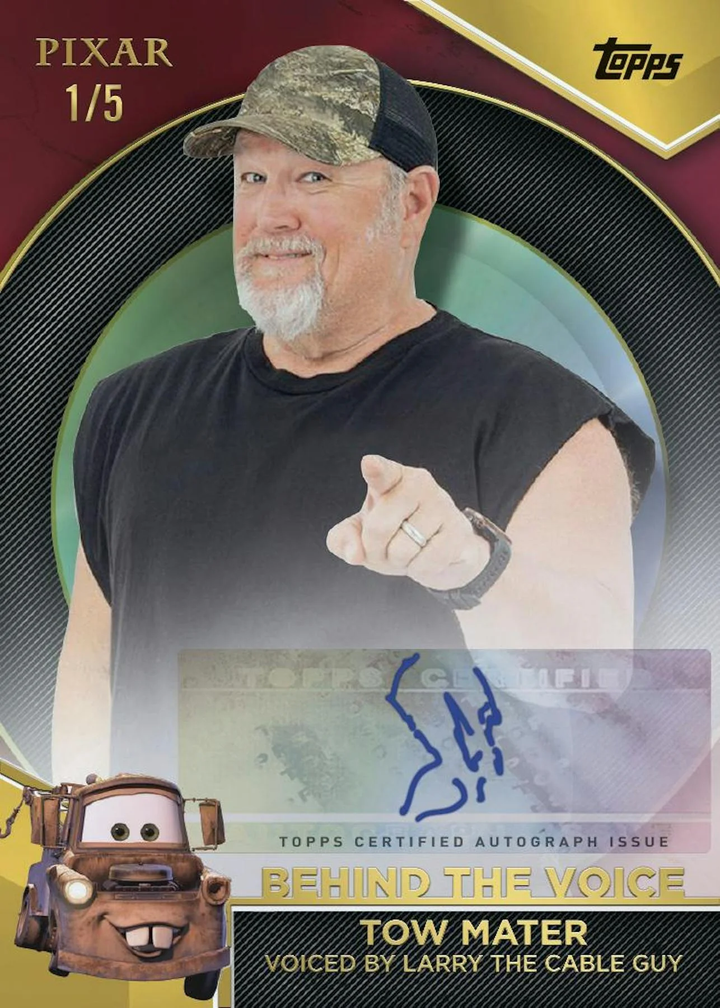 2025 Topps Pixar Gold Factory Sealed Hobby Box