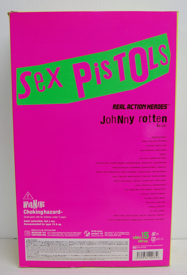 Real Action Heroes RAH.263 - Sex Pistols Johnny Rotten 12" Figure (Used)