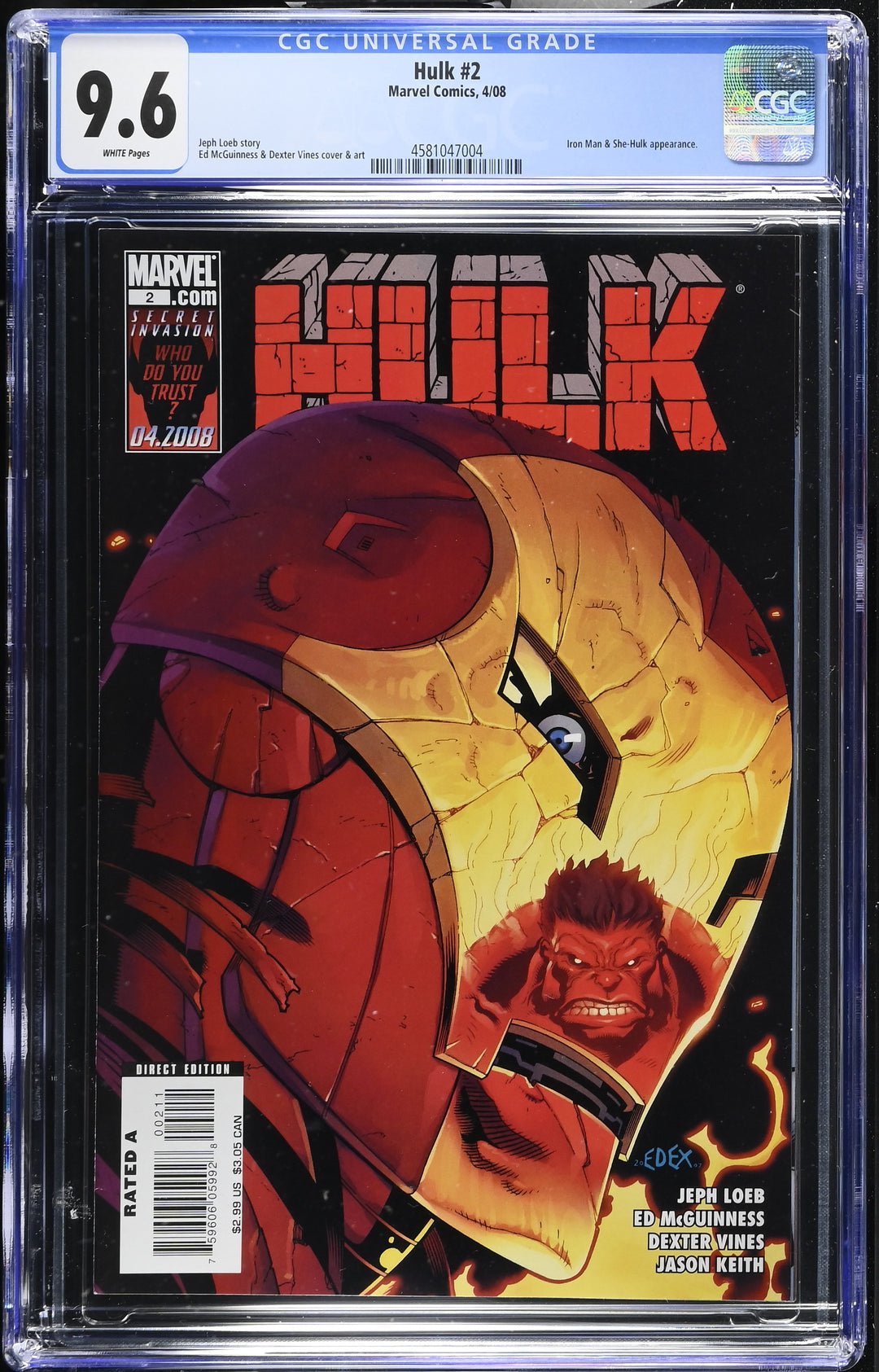 Hulk #2 CGC 9.6