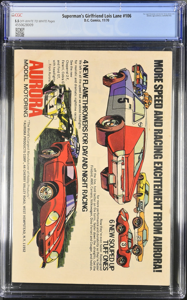 Superman's Girlfriend Lois Lane #106 CGC 5.5