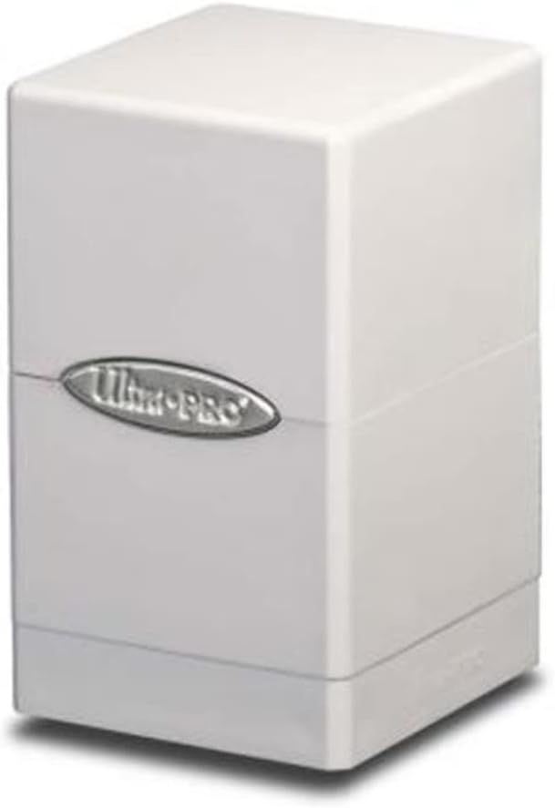 Ultra Pro Deck Box: Satin Tower 100+ - Solid Arctic White