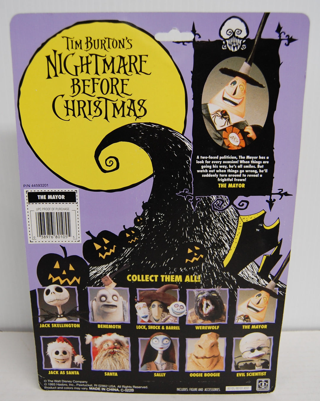 1993 Nightmare Before Christmas THE MAYOR Figure