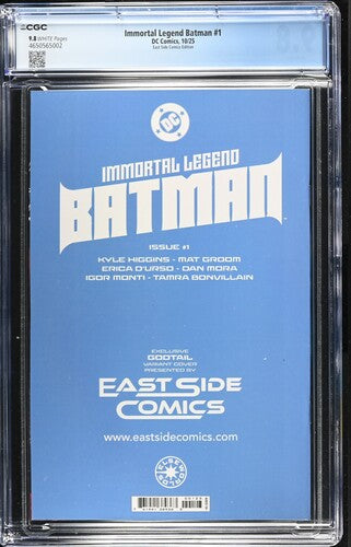 Immortal Legend Batman #1 East Side Comics Edition CGC 9.8