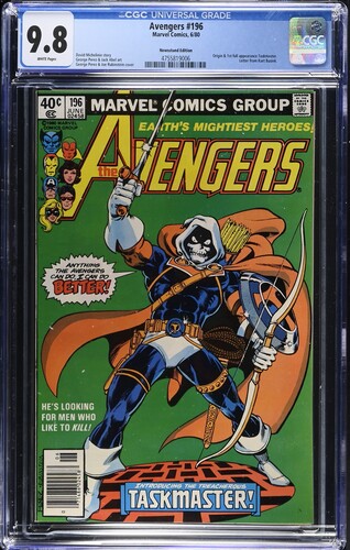 Avengers #196 Newsstand Edition CGC 9.8