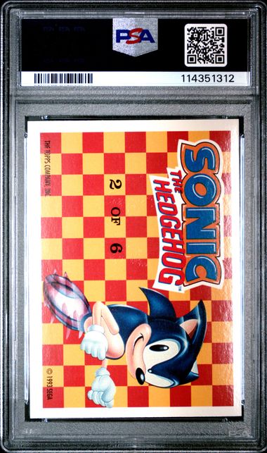 Sonic The Hedgehog 1993 Prism #2 Sonic & Tails PSA 7