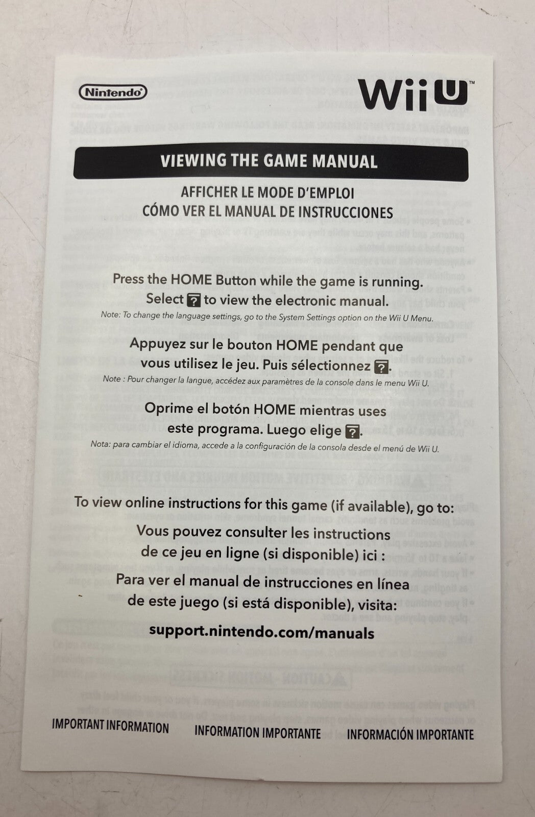 Legend of Zelda - Breath of the Wild - Nintendo Wii U Game - TESTED & WORKING