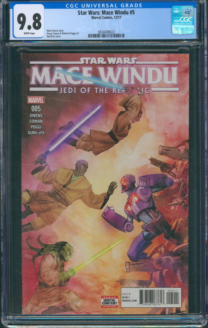 Star Wars: Mace Windu #5 CGC 9.8