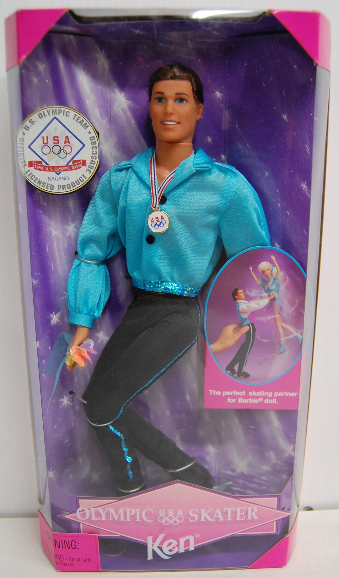 1997 Olympic USA Skater Ken Doll #18502 Barbie