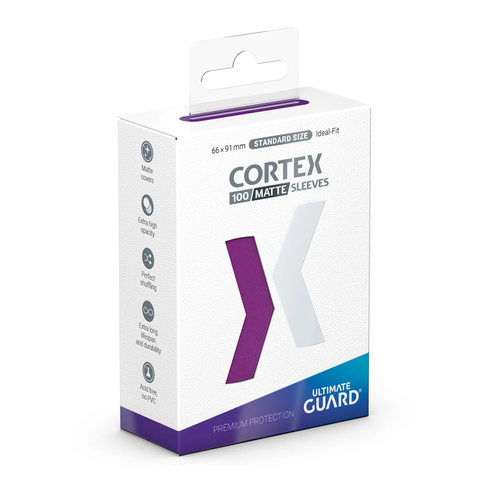 Ultimate Guard Card Sleeves: Cortex - Standard Purple Matte (100 Ct)