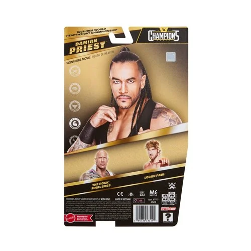WWE Champions 2026 Wave 2 Damian Priest with World Heavyweight Action Figure