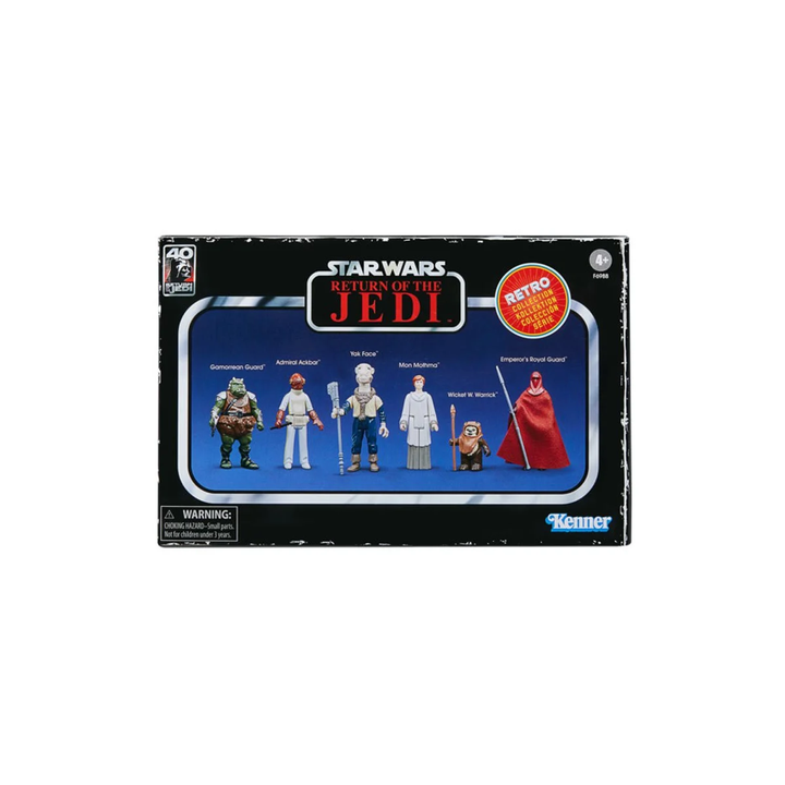Star Wars The Retro Collection Return of the Jedi 3 3/4-Inch Action Figures Set of 6
