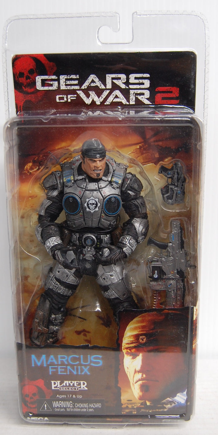NECA 2009 Player Select - Gears of Wars 2 - Marcus Fenix 7" Figure