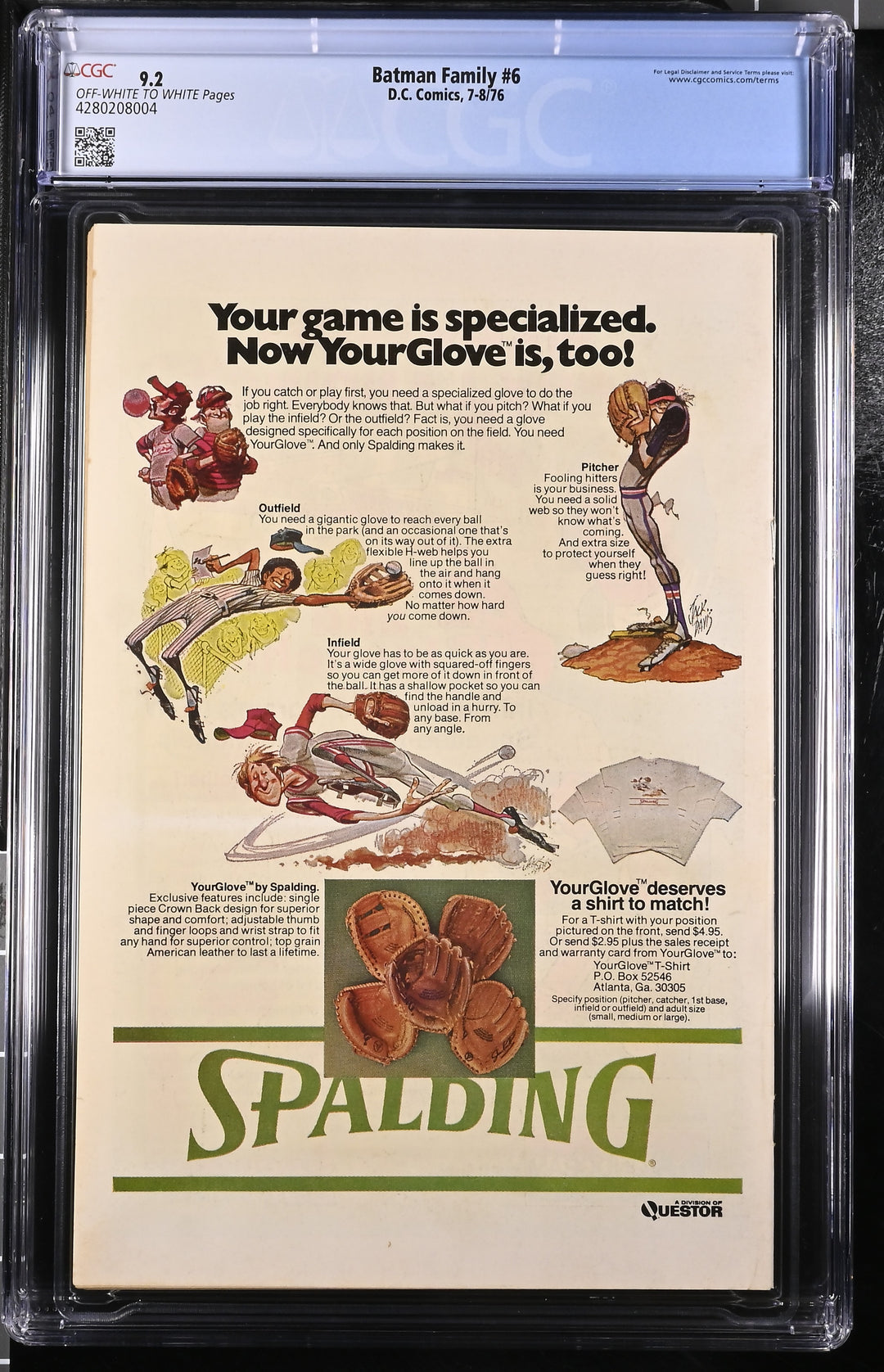 Batman Family #6 CGC 9.2