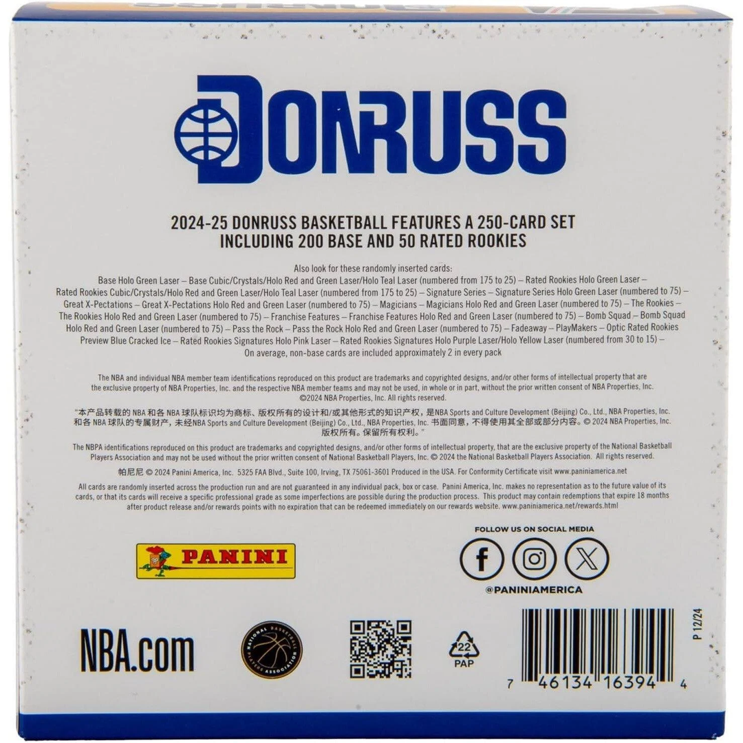 2024-25 Donruss Basketball Mega Box